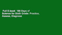 Full E-book  180 Days of Science for Sixth Grade: Practice, Assess, Diagnose  Best Sellers Rank :