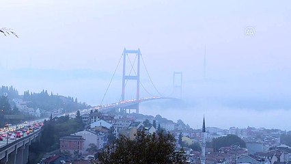 İstanbul'da sis etkili oldu