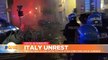 Coronavirus: Protests in Italy over new pandemic crackdown turn violent