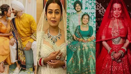 Neha Kakkar का सगाई से लेकर शादी और रिसेप्शन तक हर लुक है काफी लाजवाब | Boldsky