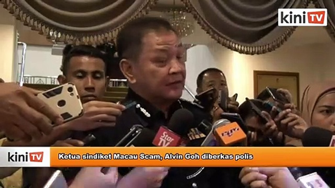 Ketua sindiket Macau Scam, Alvin Goh diberkas polis