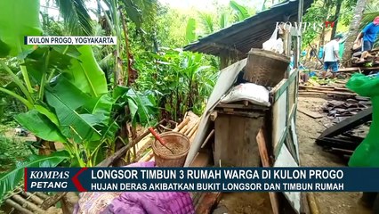 Detik-detik Evakuasi Dua Jenazah Korban Longsor di Pangandaran