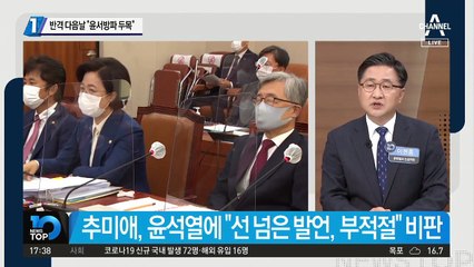 秋 반격 다음날…與 “윤서방파 두목” 사퇴 압박