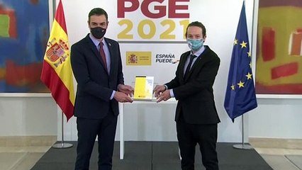 Pedro Sánchez y Pablo Iglesias presentan los nuevos PGE