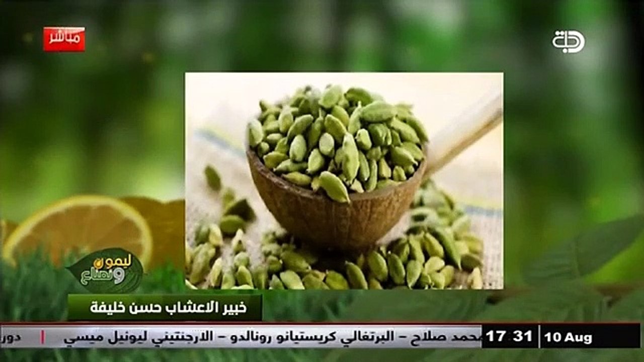 فوائد الهيل الطبية والعلاجيه مع خبير الاعشاب حسن خليفة