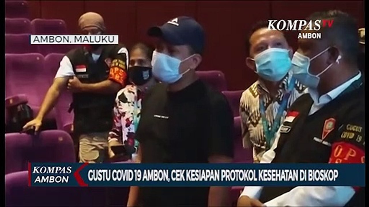 Gustu Covid 19 Ambon, Cek Kesiapan Prokes Di Bioskop