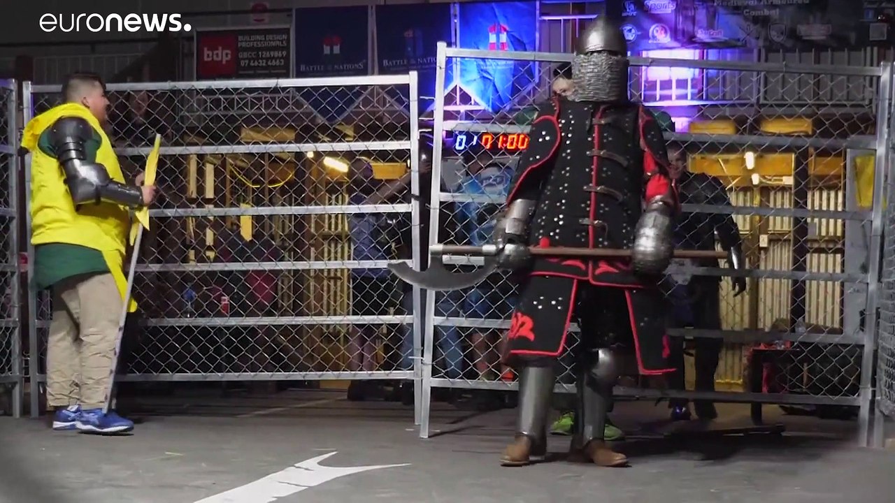 Hau drauf! Australier kämpfen wie die Ritter