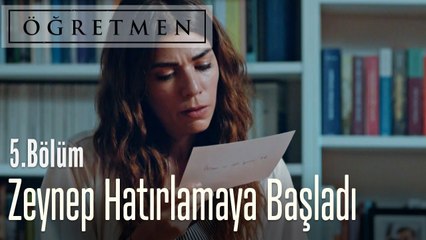 Zeynep öğretmen fotoğraftan ne hatırladı? - Öğretmen 5. Bölüm