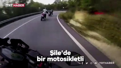 Kaza sonrası sürüklenen motosikletinin peşinden koştu
