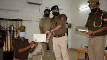 पुलिस प्रशिक्षण के समापन के मौके पर पहुंचे एसएसपी