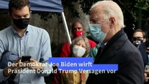 Biden und Trump liefern sich Fernduell zu Corona-Politik