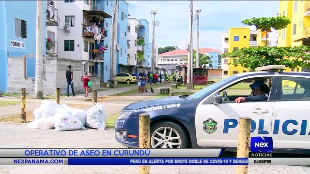 Operativo de aseo en Curundú - Nex Noticias