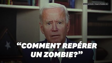 Tải video: Donald Trump compare Joe Biden à un zombie dans ce clip de campagne