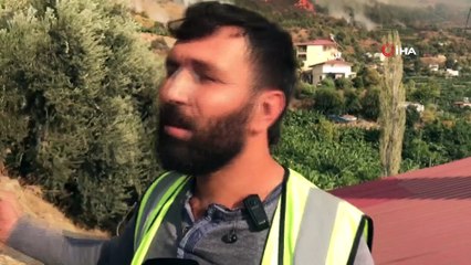 Mersin'deki Orman Yangını Yerleşim Yerlerine Yaklaştı