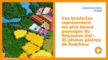 Ces broderies représentent les plus beaux paysages du Royaume-Uni : 25 photos pleines de fraîcheur