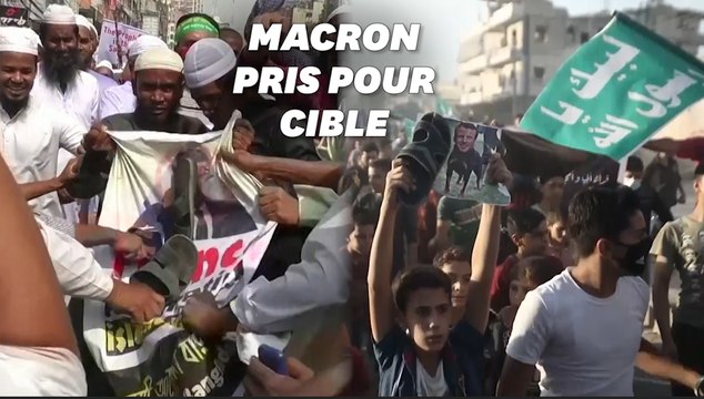 Manifs dans plusieurs pays musulmans contre la France et Macron, accusé d' adorer Satan