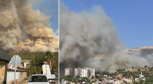 Hatay İskenderun’da orman yangını! İl genelinde elektrik kesintisi yaşanıyor