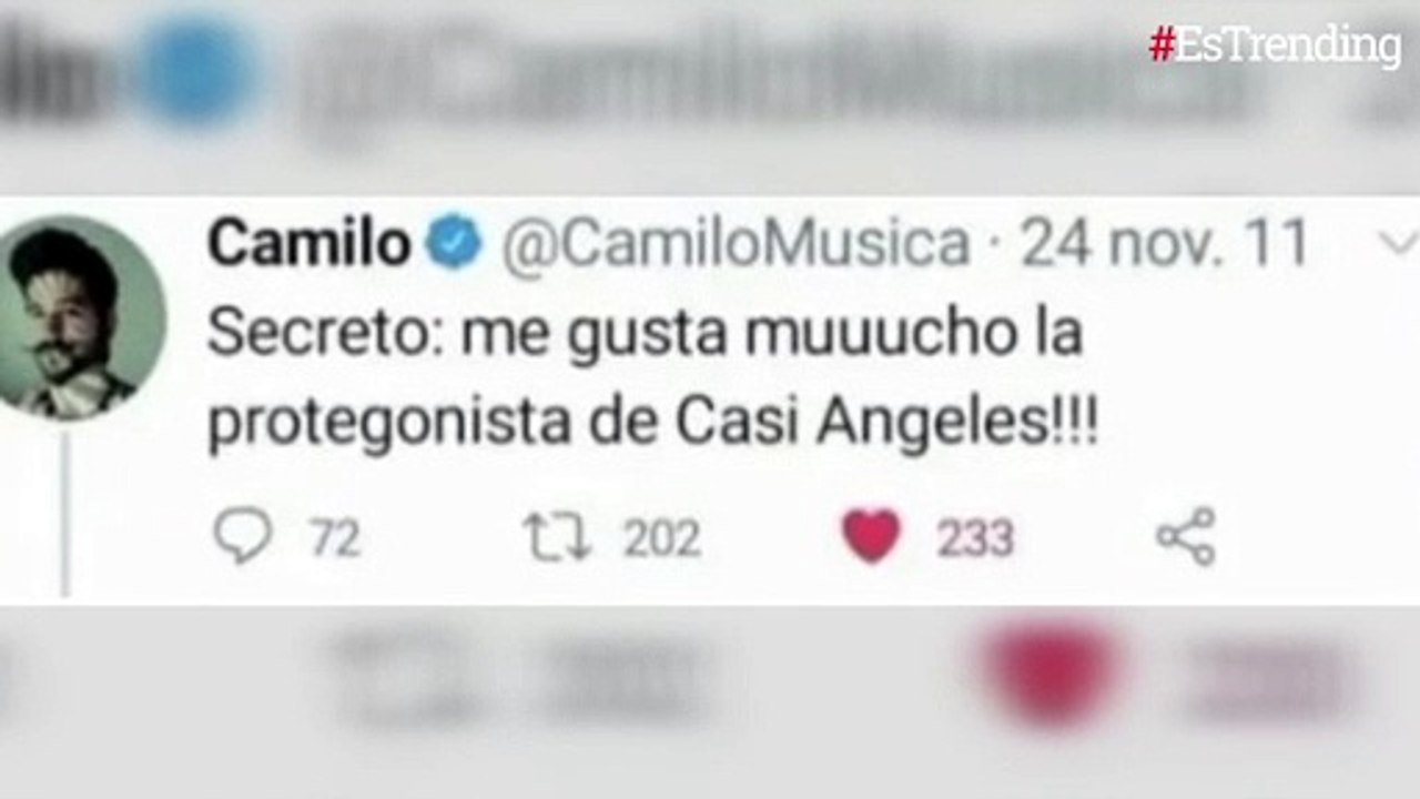 Así eran los mensajes de amor que Camilo le dedicaba a Lali Espósito en Twitter