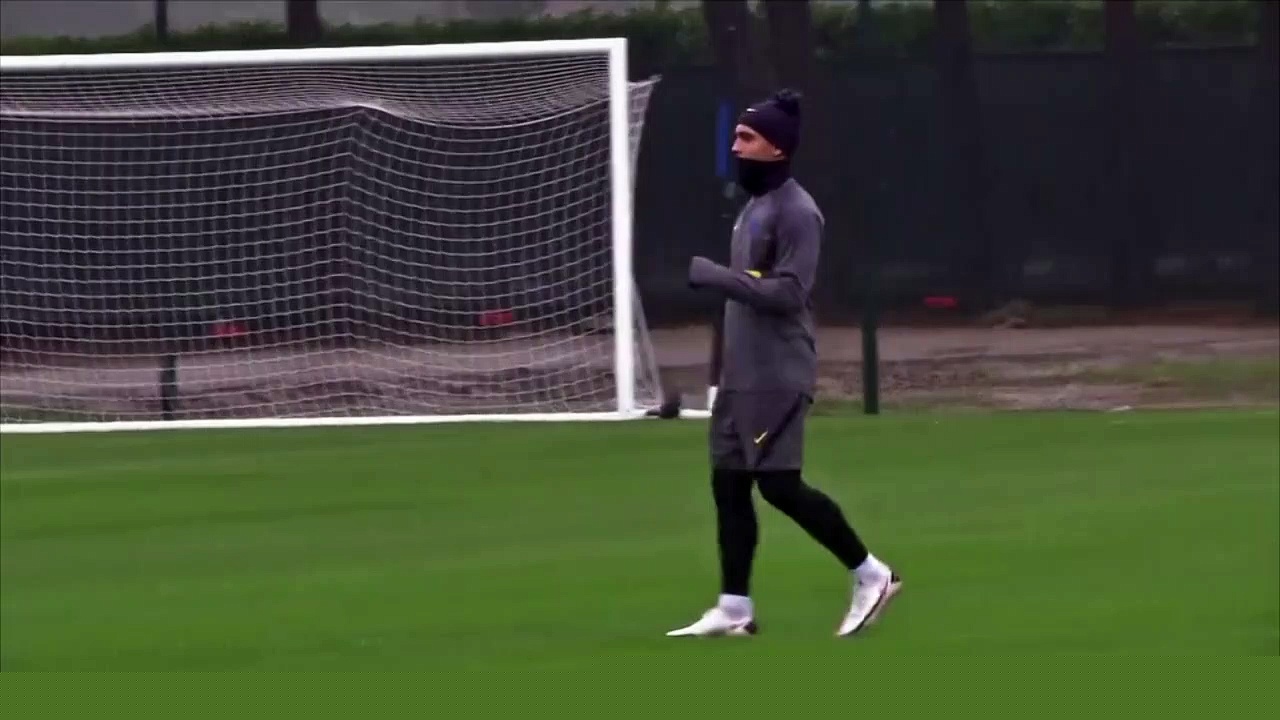 Lautaro Martinez trains ahead of Shakhtar Donetsk clash