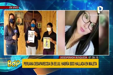 Familia de peruana desaparecida en EEUU señala a esposo como posible asesino
