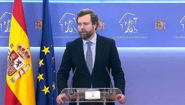 Vox pedirá la suspensión cautelar del estado de alarma: Es inconstitucional y una tomadura de pelo a los españoles