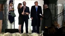 Justice Clarence Thomas administers the oath of office for Justice Amy Coney Barrett
