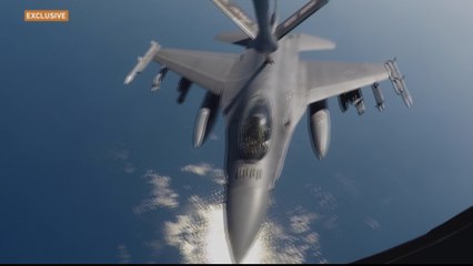 Al Jazeera joins F-16 refueling flight