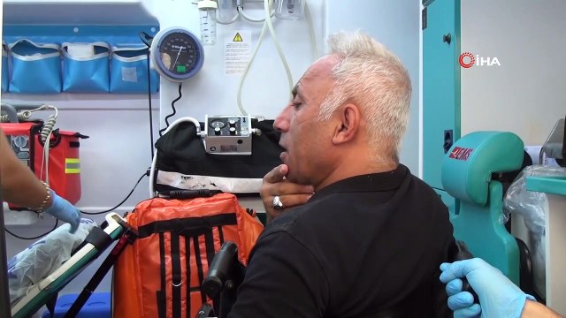 Eşinin darp ettiği iddia edilen engelli koca polise sığındı