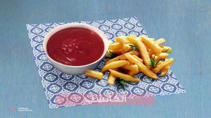 طريقة عمل صلصة الكاتشب مثل الجاهز