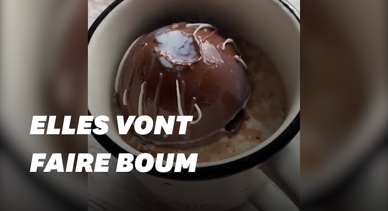 Après les bombes de bains, voici la bombe de chocolat