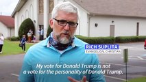 Evangelical Christians say they're voting for Trump