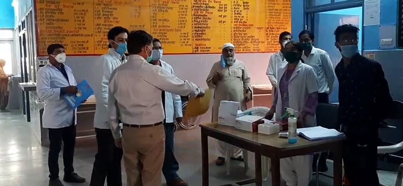 सीएमओ ने किया सरकारी अस्पताल का औचक निरीक्षण