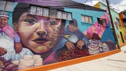 El coronavirus frena turismo en el barrio aymara más colorido de La Paz