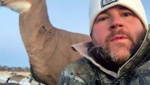 North Dakota Duck Hunters Spend Afternoon with Friendly Doe