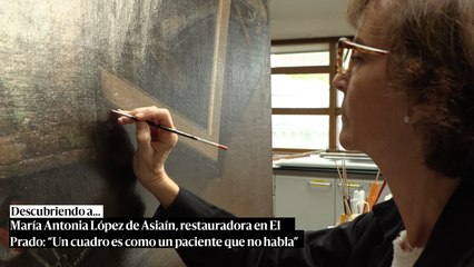 María Antonia López de Asiaín, restauradora en El Prado: "Un cuadro es como un paciente que no te habla"