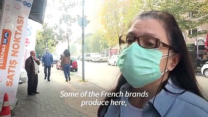 Turks react to Erdogan's call for a boycott of French products