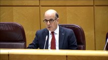 El senador de UPN, Alberto Catalán, en su intervención sobre el Fuero Nuevo