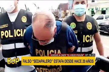 Falso sedapalero se jacta de realizar estafas desde hace 20 años