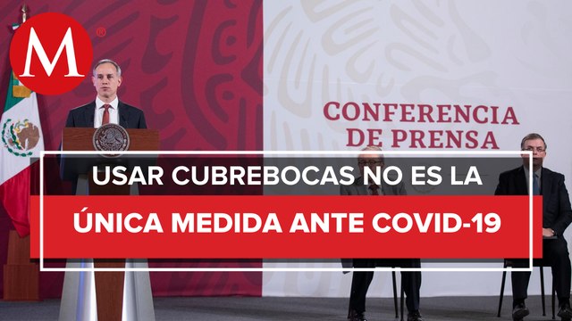 Se ha sobreestimado uso del cubrebocas: López-Gatell