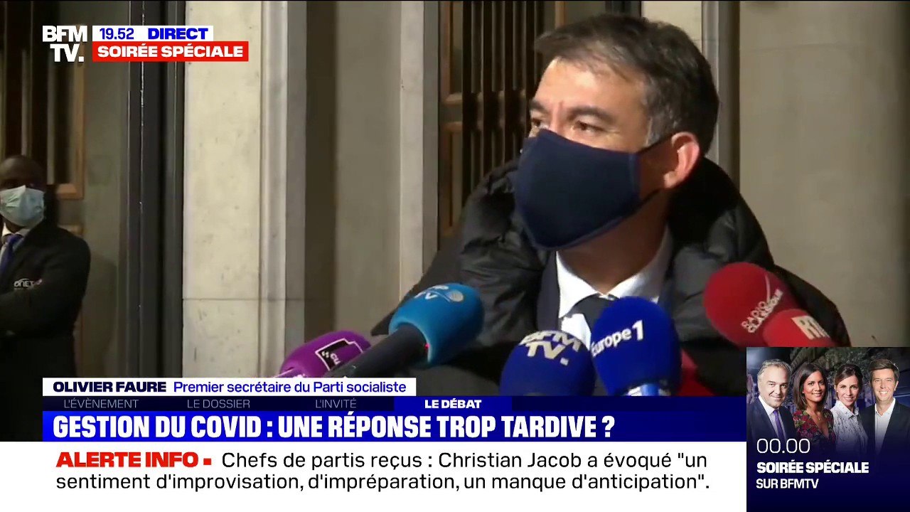 Olivier Faure: "Nous avons malheureusement assisté à une sorte de café du commerce"