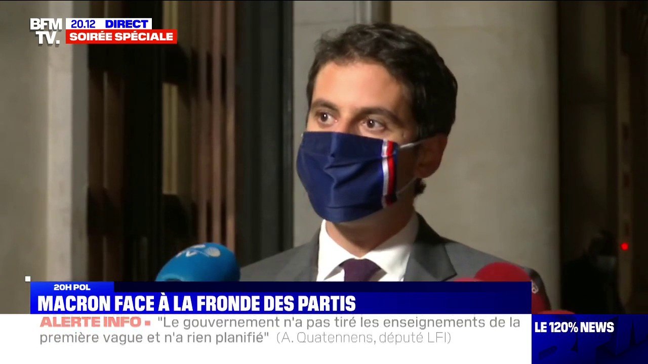Gabriel Attal: "Nous devrions atteinte dans deux semaines le même nombre de patients hospitalisés en réanimation qu'au pic de la première vague"
