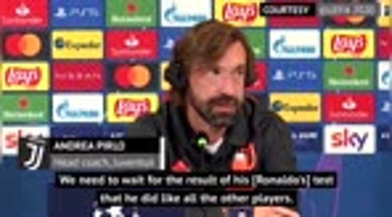 Pirlo and Juve nervously await Ronaldo results ahead of Barca