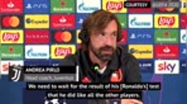 Pirlo and Juve nervously await Ronaldo results ahead of Barca