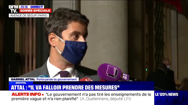 Gabriel Attal: Madame Le Pen est sortie de la réunion avant même que le Premier ministre et les ministres aient pu répondre aux questions qu'elle a posées