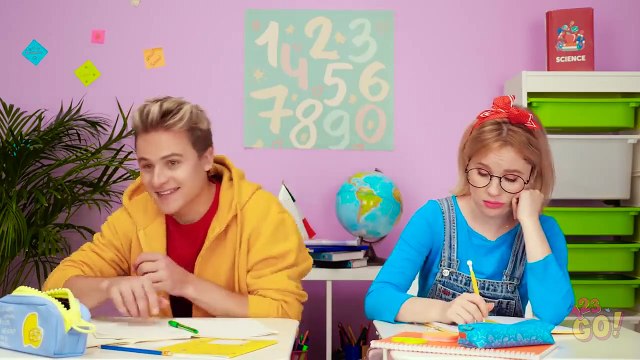 HOW TO SNEAK CANDIES AND FOOD ANYWHERE || Funny Food Hacks by 123 GO!