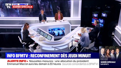 Covid-19: le gouvernement envisage un reconfinement national pour un mois dès jeudi minuit (1/2) - 27/10