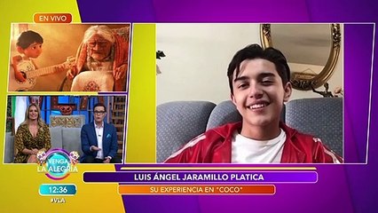 Nos enlazamos EN EXCLUSIVA con Luis Ángel Jaramillo que presta voz en "Coco". | Venga La Alegría