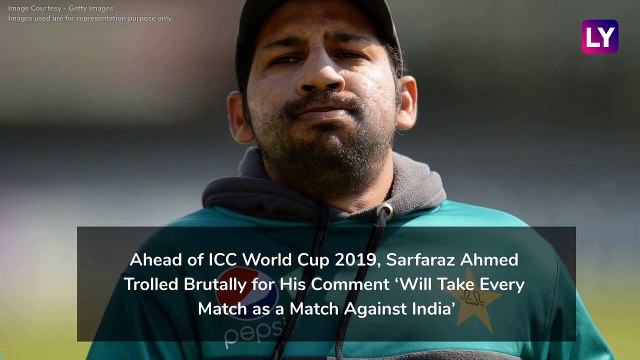 Sarfaraz Ahmed Trolled Brutally for His Comment ‘Will Take Every Match as a Match Against India in ICC Cricket World Cup 2019