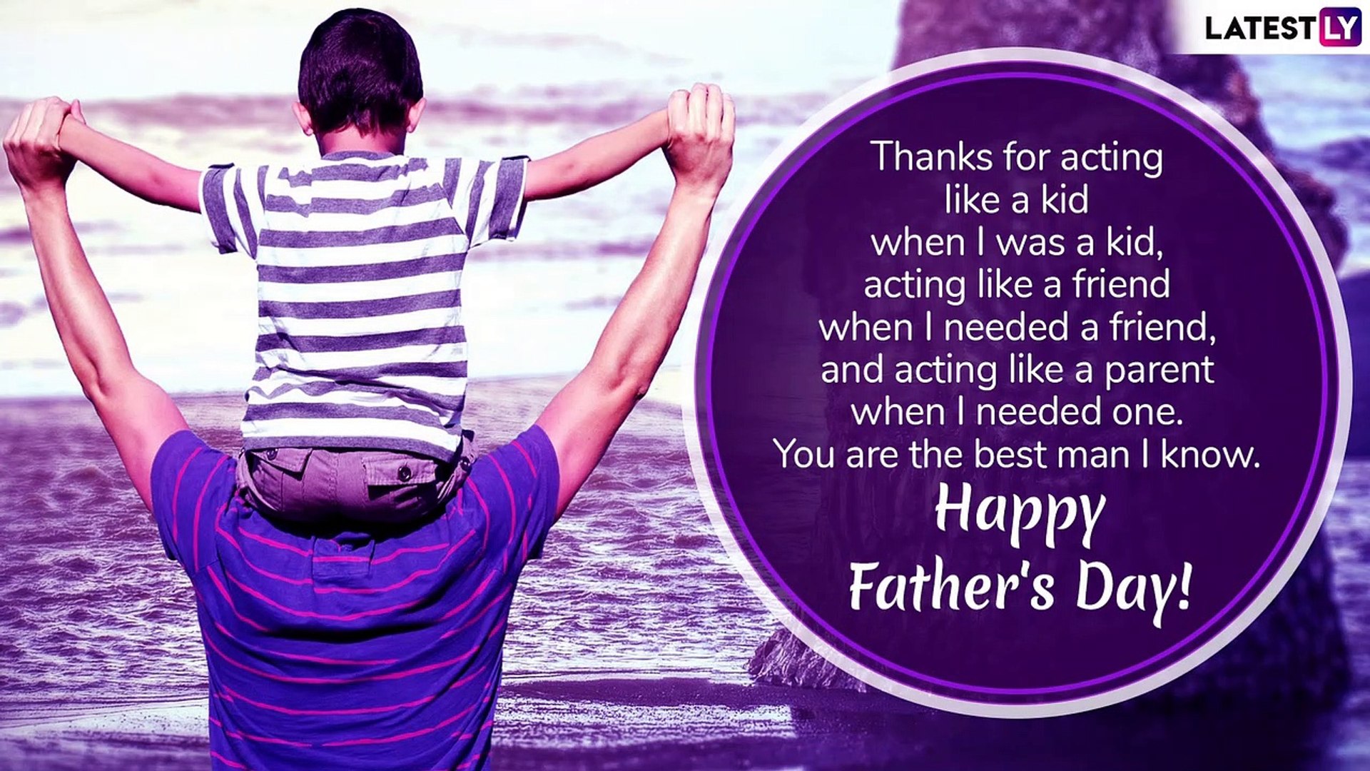 ⁣Father's Day 2019 Messages:  Quotes, Greetings,and Images To Wish Your Dad a Happy Father'