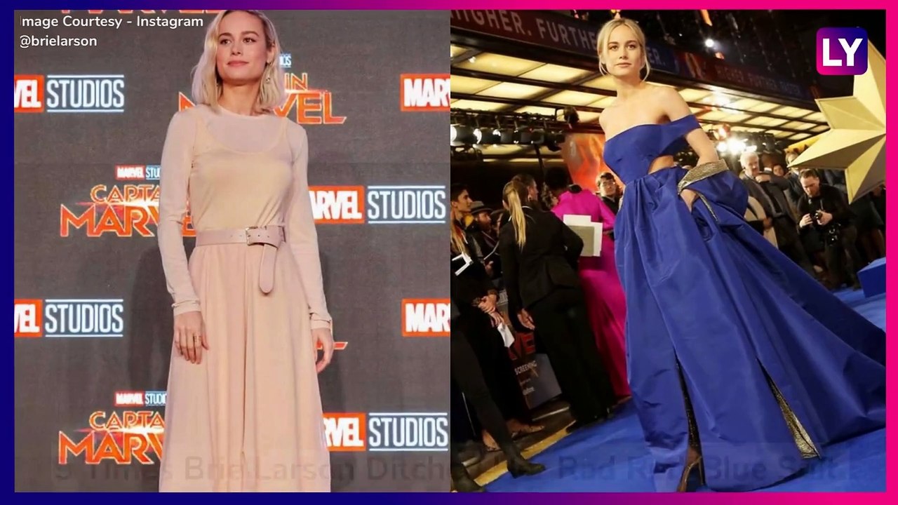 When Captain Marvel Brie Larson Ditched Her Red-Blue Suit for Chic Dresses!